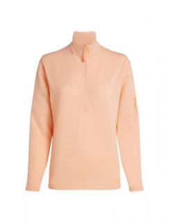 ICEBREAKER Wmns 360 Realfleece Elem LS Half Z, Sunstone (vzorek) velikost: S