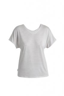 ICEBREAKER Wmns Drayden Reversible SS Top, Ecru Heather velikost: L