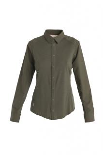 ICEBREAKER Wmns Hike LS Top, Loden velikost: M