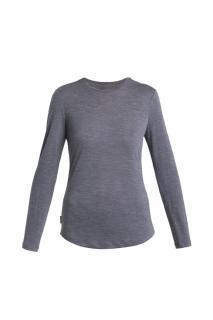 ICEBREAKER Wmns Merino 125 Cool-Lite™ Sphere III LS Tee, Midnight Navy Heather velikost: L