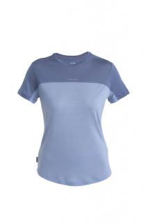 ICEBREAKER Wmns Merino 125 Cool-Lite™ Sphere III SS Tee Colour Block, Kyanite/Dawn/Cb (vzorek) velikost: S