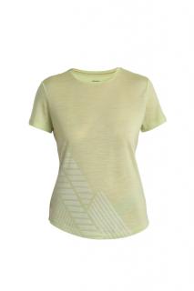 ICEBREAKER Wmns Merino 125 Cool-Lite™ Sphere III SS Tee Peak Quest, Glazen (vzorek) velikost: S