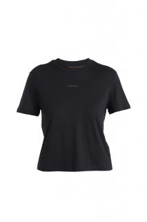 ICEBREAKER Wmns Merino 150 Tech Lite III SS Crop Tee, Black velikost: L