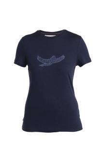 ICEBREAKER Wmns Merino 150 Tech Lite III SS Tee Icebreaker Kea, Midnight Navy velikost: M