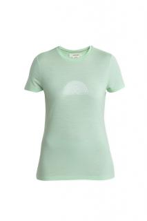 ICEBREAKER Wmns Merino 150 Tech Lite III SS Tee Shine, Glass velikost: M