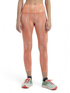 ICEBREAKER Wmns Merino 260 Fastray II 25  High Rise Tights Light Reflections AOP, Tang/Glow/Chalk/Aop (vzorek) velikost: S