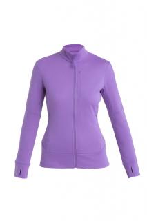 ICEBREAKER Wmns Merino 260 Quantum IV LS Zip, Magic velikost: L