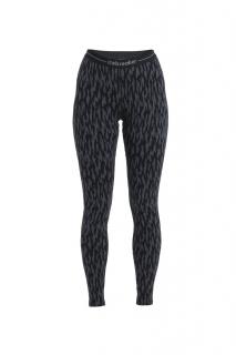 ICEBREAKER Wmns Merino 260 Vertex Legging Macro Forms, Graphite/Black/J (vzorek) velikost: S