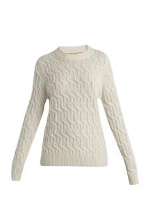 ICEBREAKER Wmns Merino Cable Knit Crewe Sweater, Undyed velikost: L