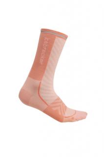 ICEBREAKER Wmns Merino Run+ Ultralight Crew, Glow/Tang velikost: 38-40 (M)