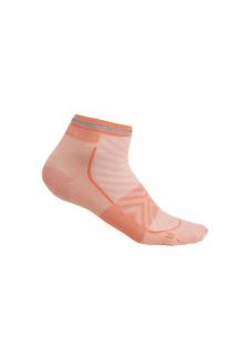 ICEBREAKER Wmns Merino Run+ Ultralight Mini, Glow/Tang velikost: 38-40 (M)