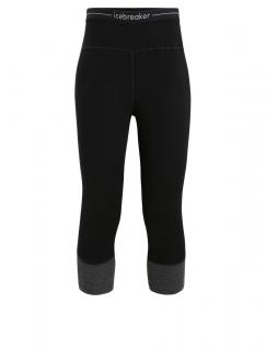 ICEBREAKER Wmns Merino ZoneKnit 260 Legless, Black/Jet Heather velikost: L