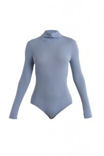 ICEBREAKER Wmns Queens LS High Neck Bodysuit, Kyanite velikost: L