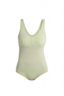 ICEBREAKER Wmns Queens Tank Bodysuit, Glazen (vzorek) velikost: S