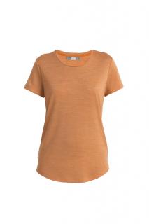 ICEBREAKER Wmns Sphere II SS Tee, Earth Heather velikost: XS