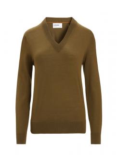 ICEBREAKER Wmns Wilcox LS V Sweater, Algae (vzorek) velikost: S