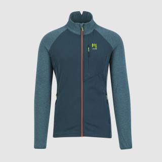 KARPOS M Pizz. Evo Full Zip Fleece, Dark Sea/Balsam velikost: M