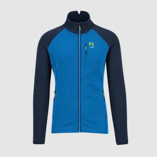 KARPOS M Pizz. Evo Full Zip Fleece, Indigo Bunting/Outer Space velikost: L