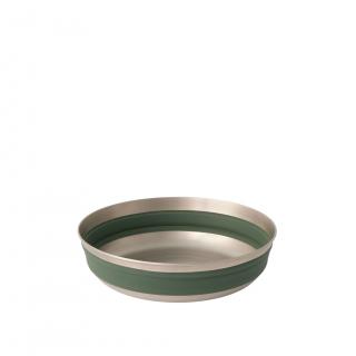 Miska Sea to Summit Detour Stainless Steel Collapsible Bowl velikost: L, barva: zelená