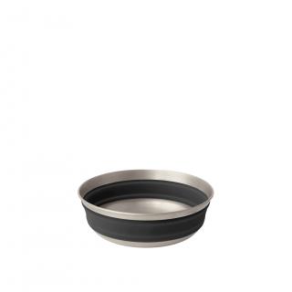 Miska Sea to Summit Detour Stainless Steel Collapsible Bowl velikost: M, barva: černá