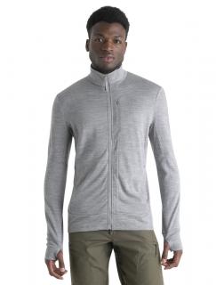 Pánská merino mikina ICEBREAKER Mens 260 Quantum IV LS Zip, Metro Heather velikost: L