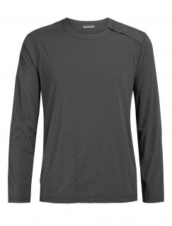 pánská merino mikina ICEBREAKER Mens Venturous LS Pullover, Monsoon (vzorek) velikost: M