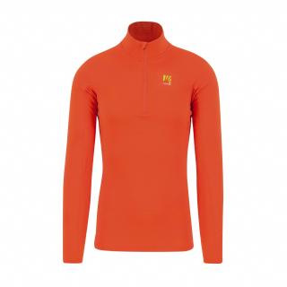 Pánská mikina KARPOS M Croda Light Half Zip, Spicy Orange velikost: L