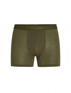 Pánské merino boxerky ICEBREAKER Mens 125 Cool-Lite Anatomica Boxers, Loden velikost: L