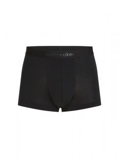 Pánské merino boxerky ICEBREAKER Mens 125 Cool-Lite Anatomica Trunks, Black velikost: L