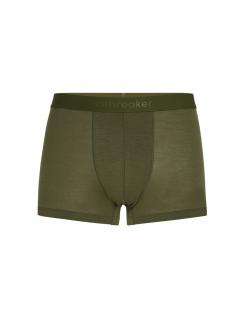 Pánské merino boxerky ICEBREAKER Mens 125 Cool-Lite Anatomica Trunks, Loden velikost: L