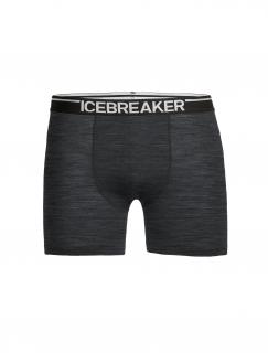 pánské merino boxerky ICEBREAKER Mens Anatomica Boxers, Jet Heather velikost: L