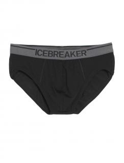 pánské merino slipy ICEBREAKER Mens Anatomica Briefs, Black velikost: XL