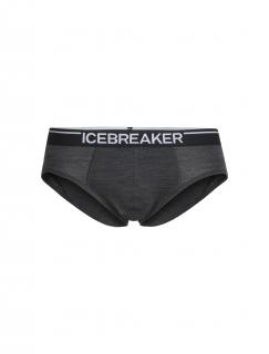 pánské merino slipy ICEBREAKER Mens Anatomica Briefs, Jet Heather velikost: XL