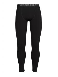 pánské merino spodky ICEBREAKER Mens Merino Leggings, Black velikost: XXL