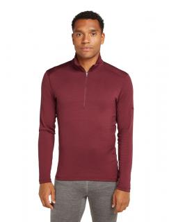 Pánské merino tričko s dlouhým rukávem ICEBREAKER Mens 260 Tech LS Half Zip, Port velikost: L