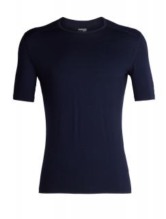 pánské merino triko krátký rukáv ICEBREAKER Mens 200 Oasis SS Crewe, Midnight Navy velikost: L