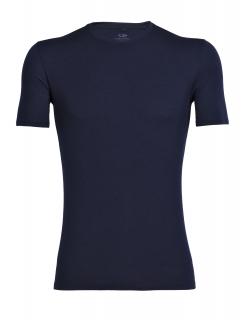 pánské merino triko krátký rukáv ICEBREAKER Mens Anatomica SS Crewe, Midnight Navy velikost: XL