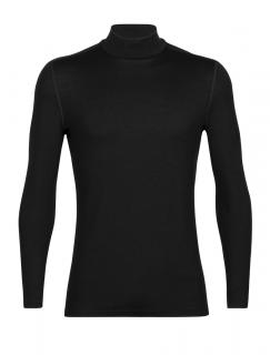 pánské triko dlouhý rukáv ICEBREAKER Mens 260 Tech LS Turtleneck, Black velikost: L