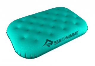 Polštářek Sea to Summit Aeros Ultralight Pillow Deluxe velikost: OS (UNI), barva: tyrkysová