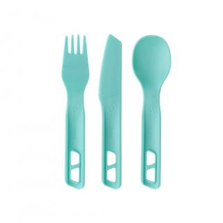 Příbor Sea to Summit Passage Cutlery Set - 3 kusy barva: modrá