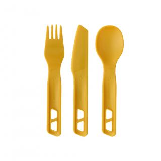 Příbor Sea to Summit Passage Cutlery Set - 3 kusy barva: žluta