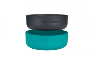 Sada misek Sea to Summit miska DeltaLight Bowl Set 730ml & 800ml Pacific Blue & Charcoal velikost: OS (UNI)