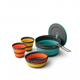 Sada nádobí Sea to Summit Frontier UL Collapsible Pot Cook Set w/ 2,2 litrů Pot -  5 kusů velikost: OS (UNI)