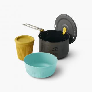 Sada nádobí Sea to Summit Frontier UL One Pot Cook Set -  3 kusy 1,3 litrů Pot w/ S Bowl a Cup velikost: OS (UNI)