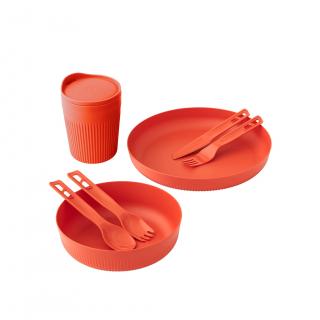 Sada nádobí Sea to Summit Passage Dinnerware Set -  7 kusů barva: oranžová