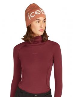 Unisex merino čepice ICEBREAKER U Icebreaker Beanie, Cedar Wood/Ecru Heather velikost: OS (UNI)