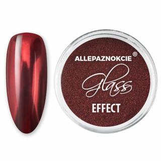 Leštící pigment se zrcadlovým efektem Glass Effect Red č. 3