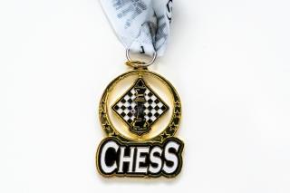 Šachová medaile CHESS zlatá