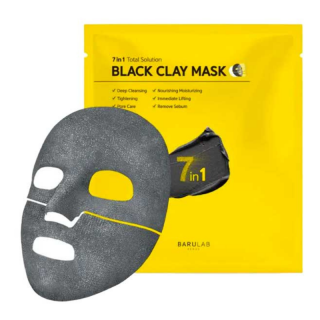 BARULAB - 7IN ONE SOLUTION - BLACK CLAY MASK - Pleťová maska s černým jílem 30 g