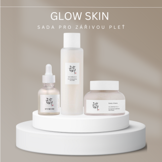 BEAUTY OF JOSEON - GLOW SKIN SADA - Sada pro zářivou pleť toner, sérum a maska s rýžovým extraktem 3 ks